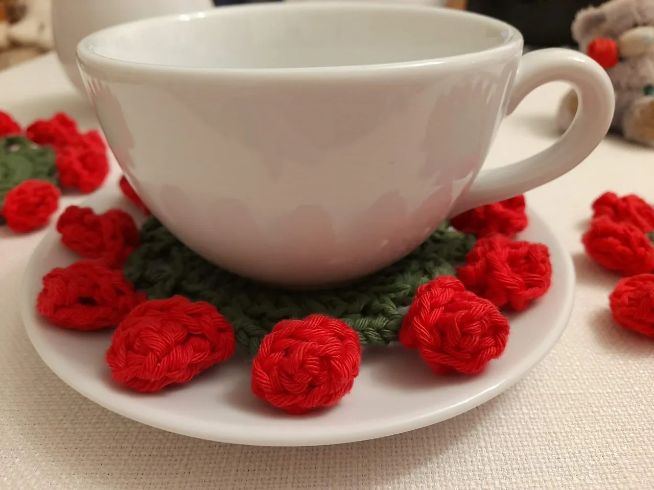 ROSES Doily Coaster