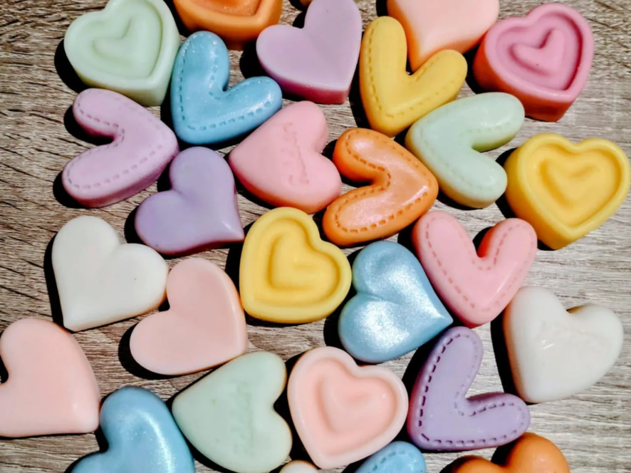 Wax Melt Sample Hearts