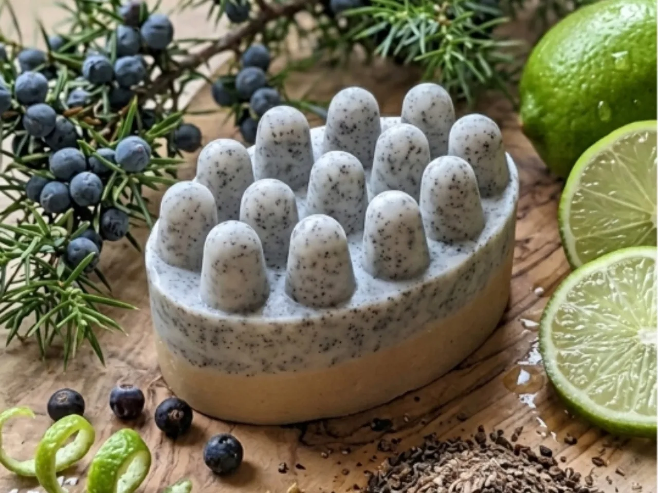 Exfoliating Massage Soap Juniper and Lime